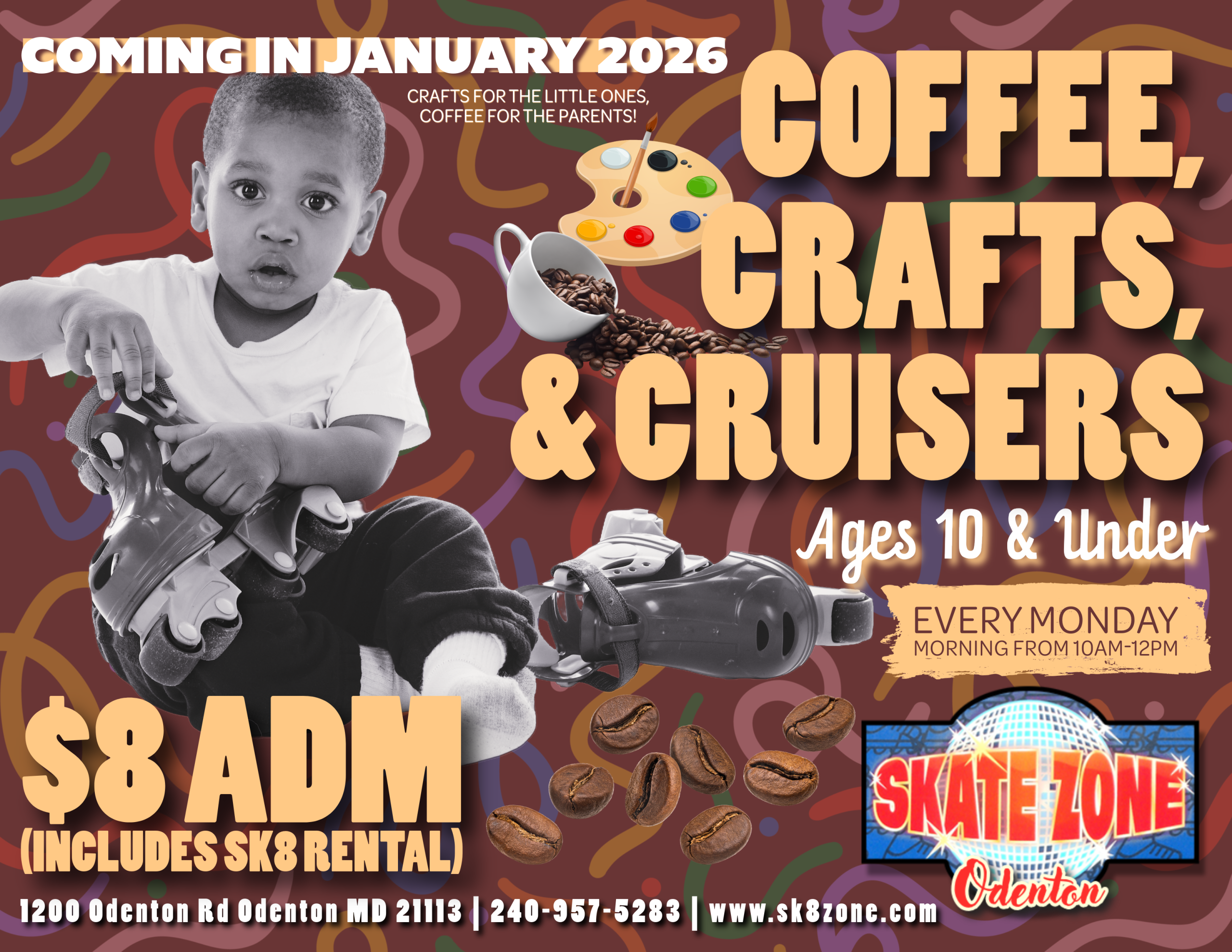 Coffee, Crafts, Cruisers FLYER 2026 ODENTON