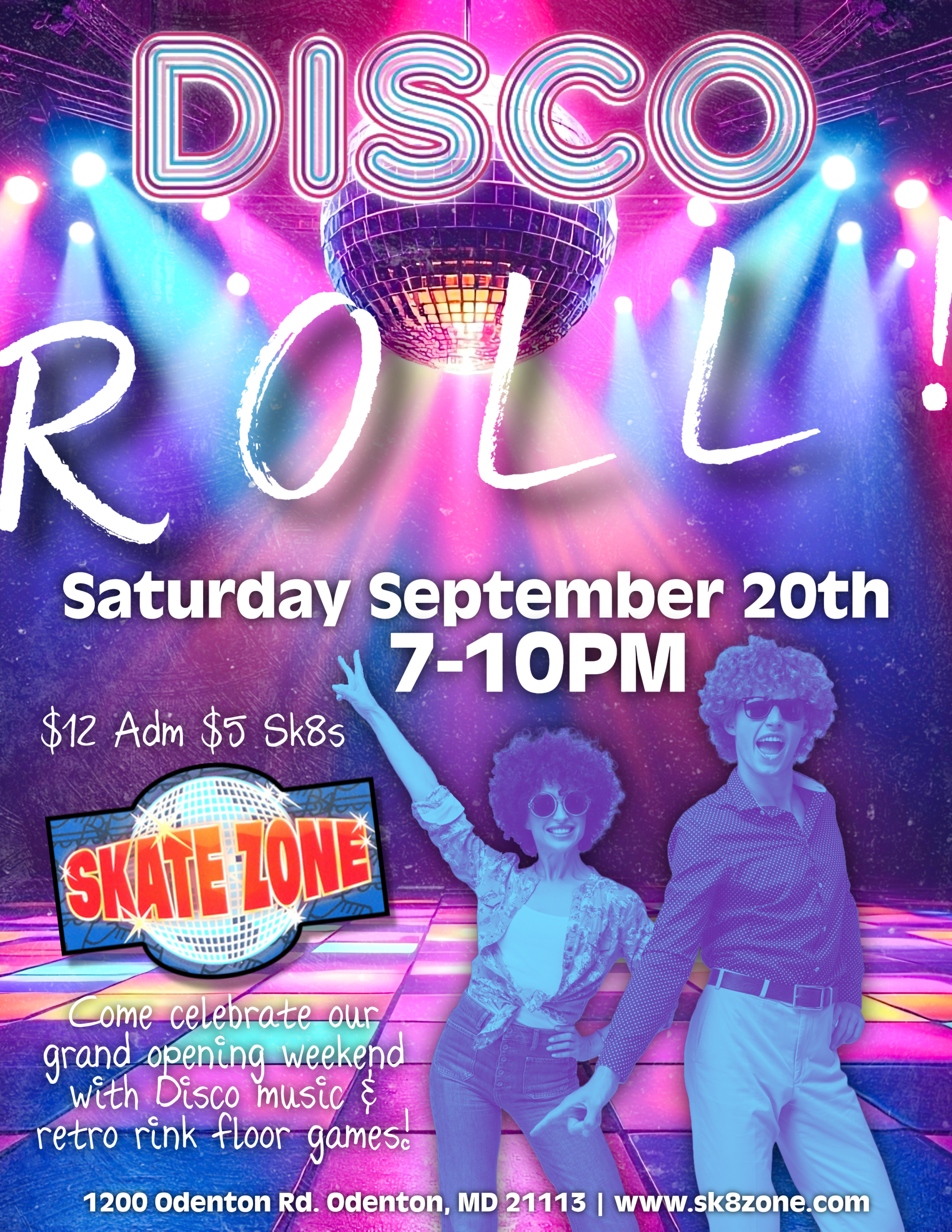 Disco Roll 2025 Flyer ODENTON